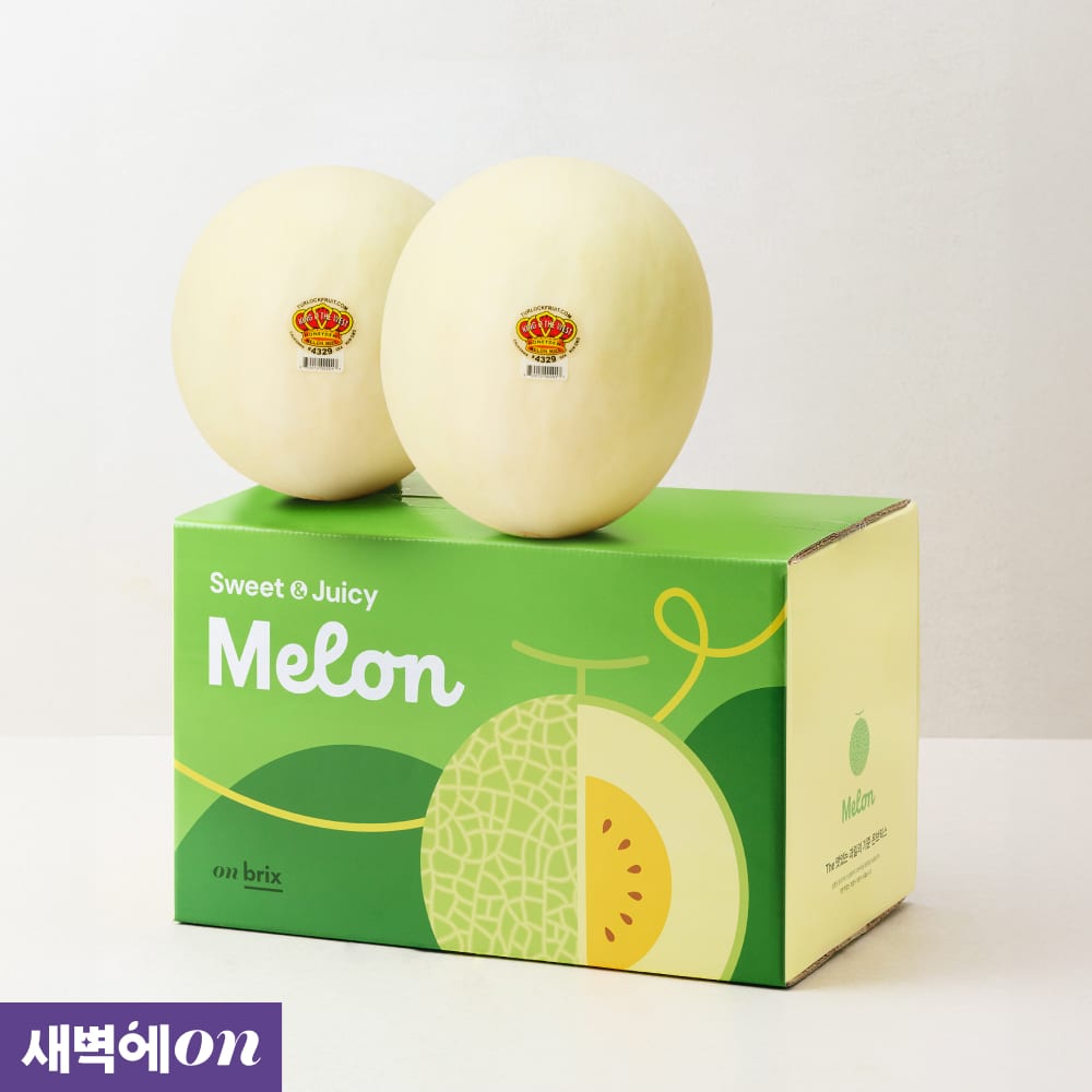 [새벽에On] 꿀같은 달콤함, 허니듀 멜론 1입 / 2입 (15brix)